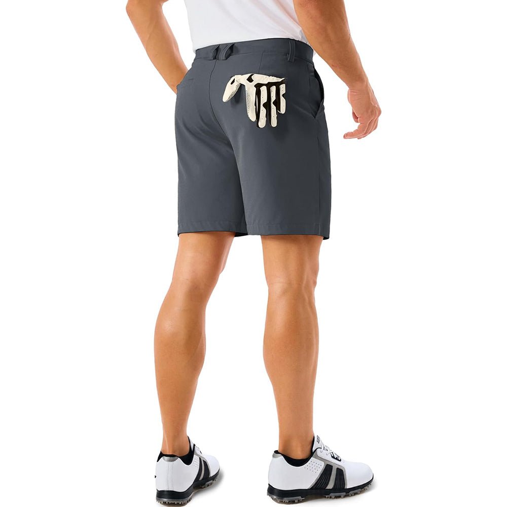 Active Essentials | Men's Golf Shorts with Quick-Dry Fabric & 6 Pockets | Lightweight Stretch Design for Ultimate Comfort