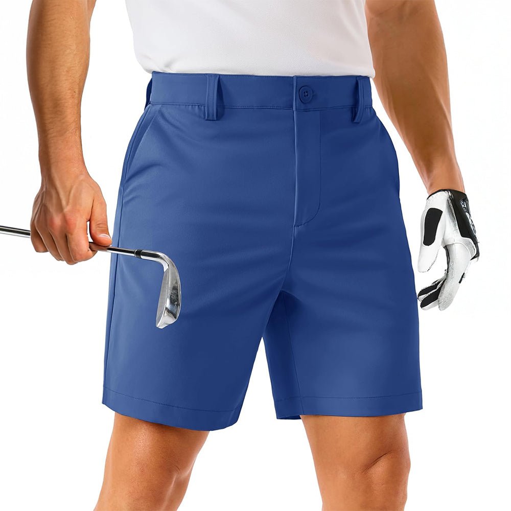 Active Essentials | Men's Golf Shorts with Quick-Dry Fabric & 6 Pockets | Lightweight Stretch Design for Ultimate Comfort