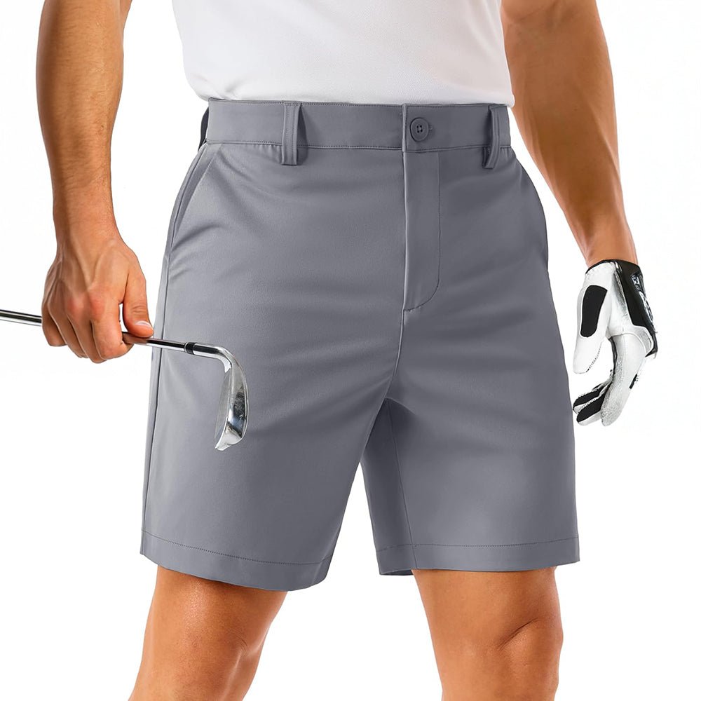 Active Essentials | Men's Golf Shorts with Quick-Dry Fabric & 6 Pockets | Lightweight Stretch Design for Ultimate Comfort
