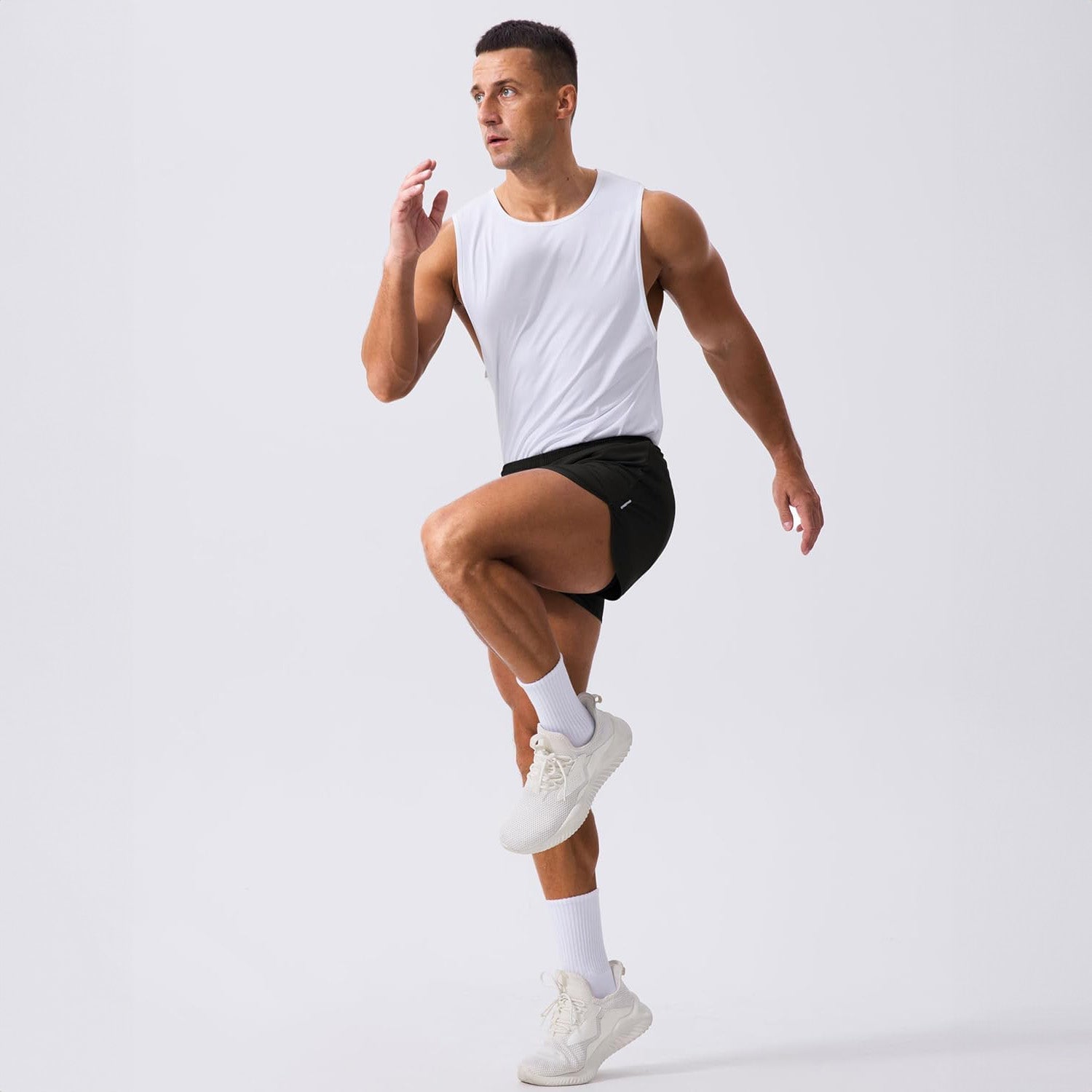Active Gear | Men's Workout Shorts with Built-in Liner | Quick-Dry Fabric for Ultimate Comfort