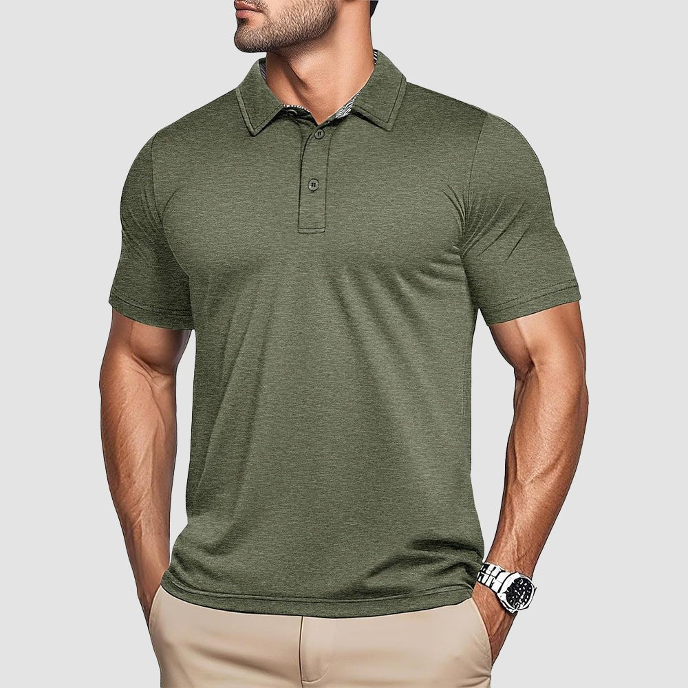 Active Wear | Men's Polo Shirt with Quick-Dry Fabric | Comfortable Fit for Outdoor Activities