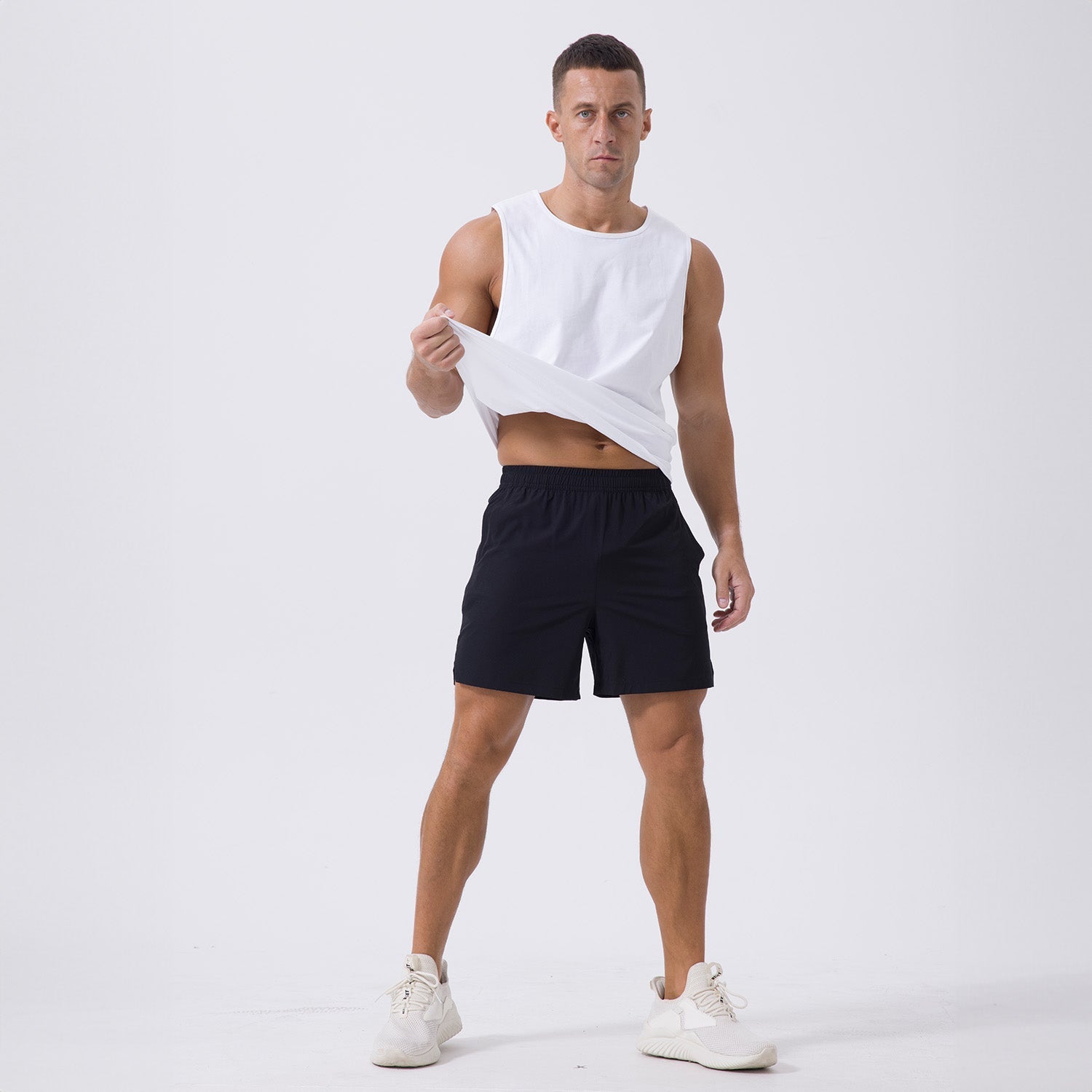 Active Wear | Men's Running Shorts with Quick-Dry Fabric & 3 Pockets | Lightweight Design for Ultimate Comfort