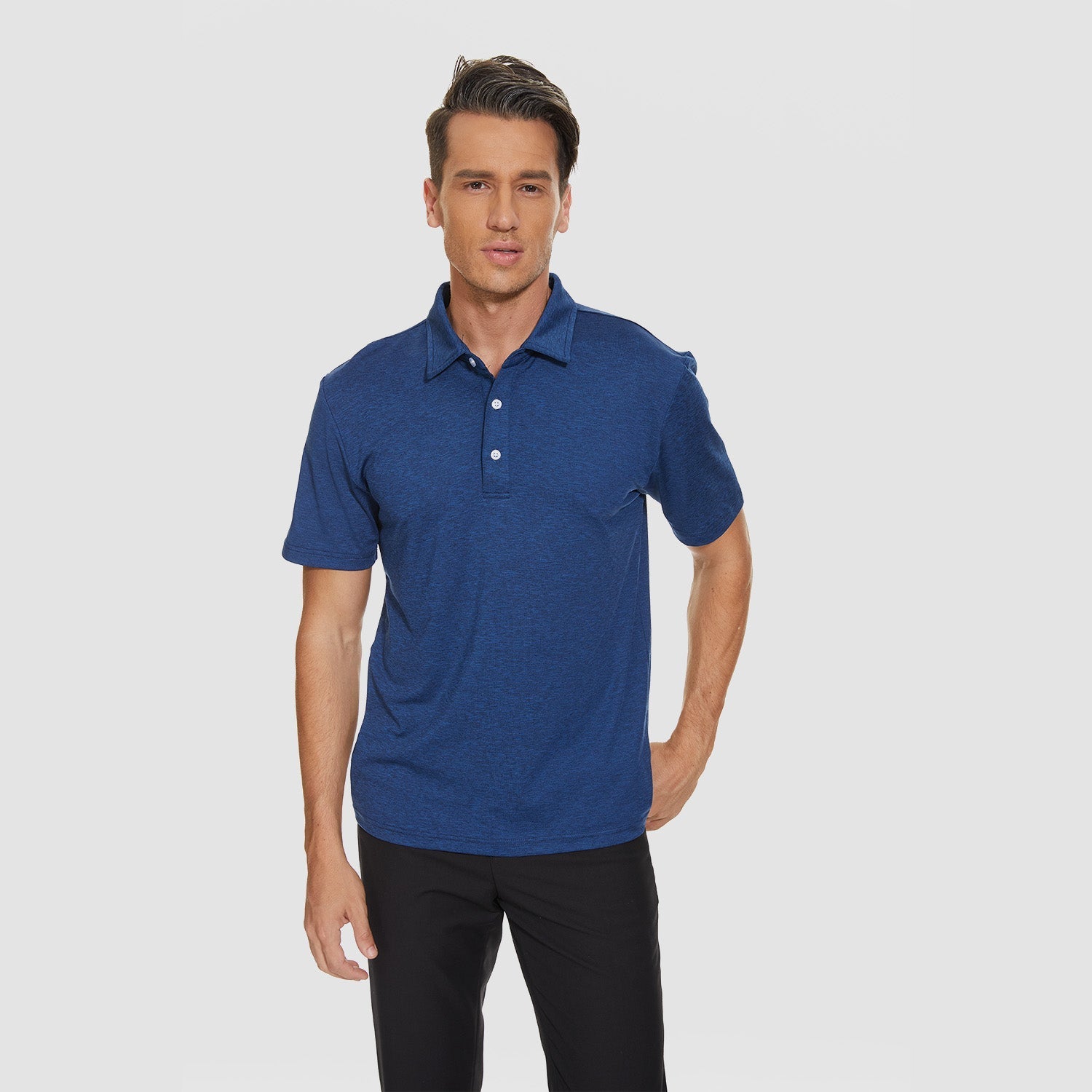 Activewear Collection | Men's Polo Shirt with Quick-Dry Moisture-Wicking Fabric | Comfortable Fit for Sports and Daily Wear
