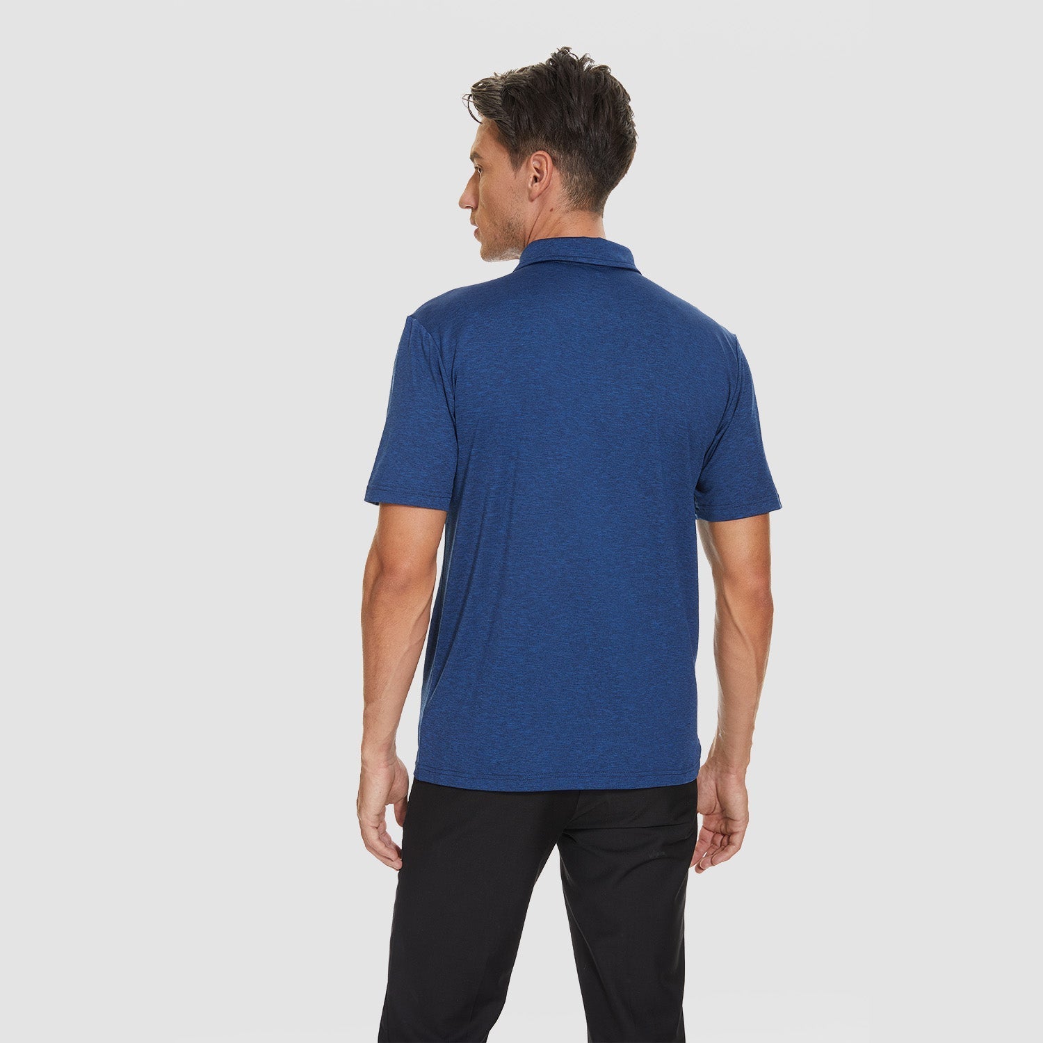 Activewear Collection | Men's Polo Shirt with Quick-Dry Moisture-Wicking Fabric | Comfortable Fit for Sports and Daily Wear