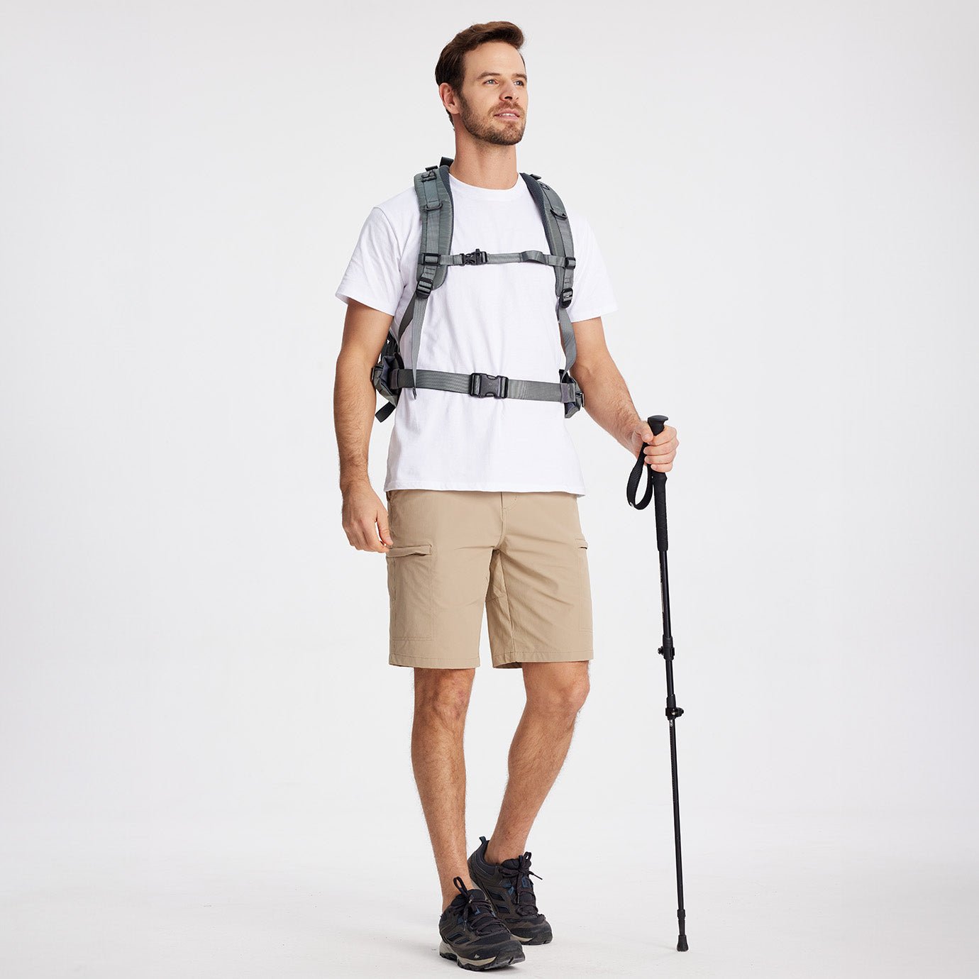 Adventure Ready | Hiking Shorts Men with Quick-Dry Fabric | Flexible Fit for Ultimate Comfort