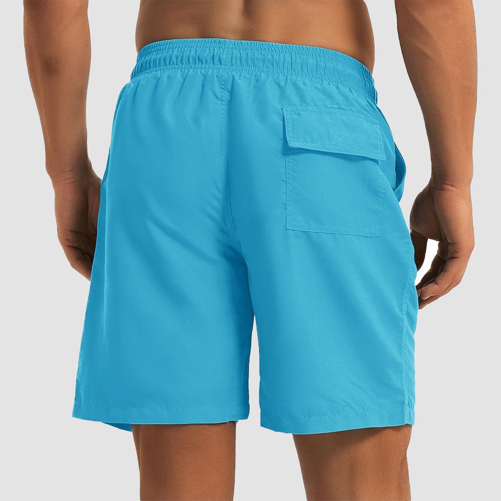 Men's Swim Trunks | Quick-Dry Fabric with Built-In Mesh Lining | Comfortable Fit for Beach Activities