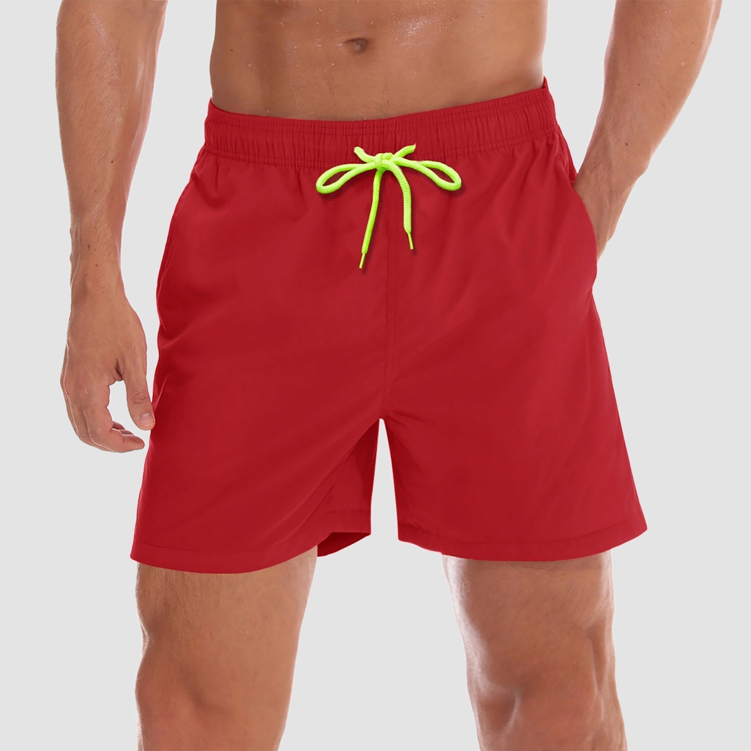 Men's Swim Trunks | Quick-Dry Fabric with Built-In Mesh Lining | Comfortable Fit for Beach Activities