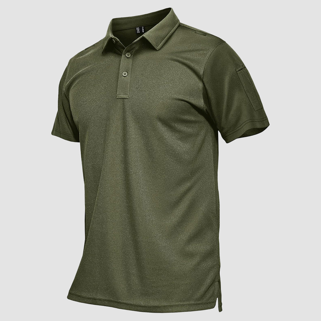 Tactical Performance Polo Shirt | Quick-Drying with UPF 50+ Protection | Lightweight Design for Outdoor Comfort