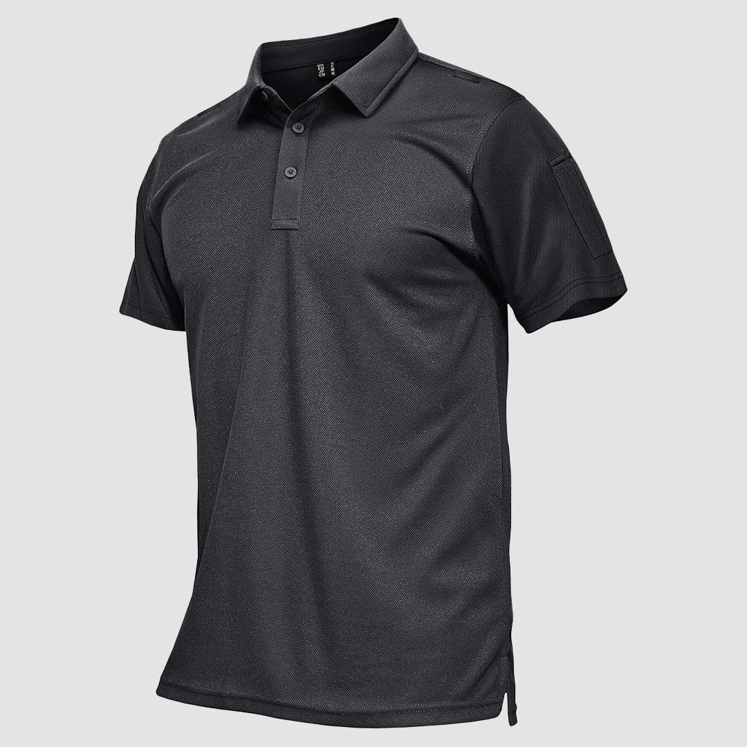 Tactical Performance Polo Shirt | Quick-Drying with UPF 50+ Protection | Lightweight Design for Outdoor Comfort