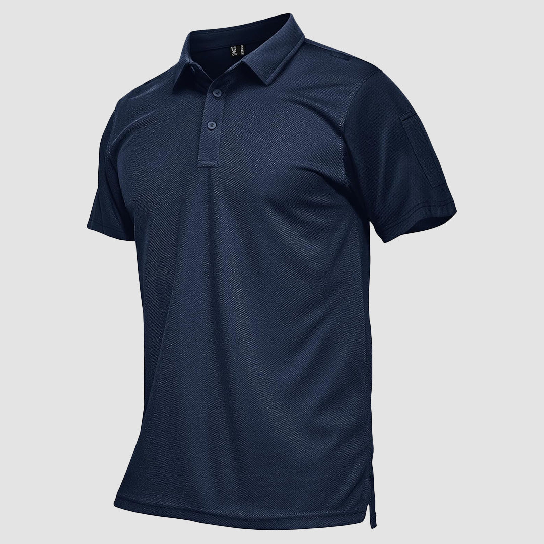 Tactical Performance Polo Shirt | Quick-Drying with UPF 50+ Protection | Lightweight Design for Outdoor Comfort